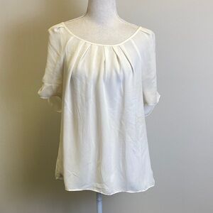 Elle Elegant Cream Blouse